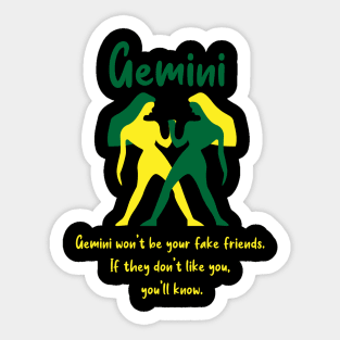 May Birthday gemini starzodiac Sticker